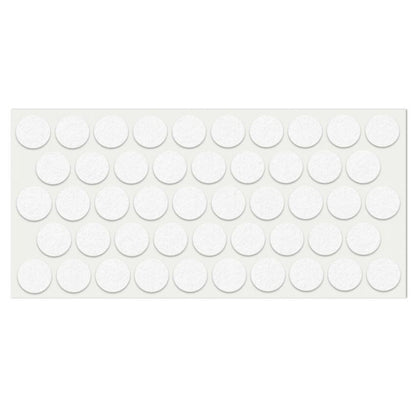 Feltrini adesivi per Mobili Ø20mm - Nero, Marrone, Bianco NTP Bianco 