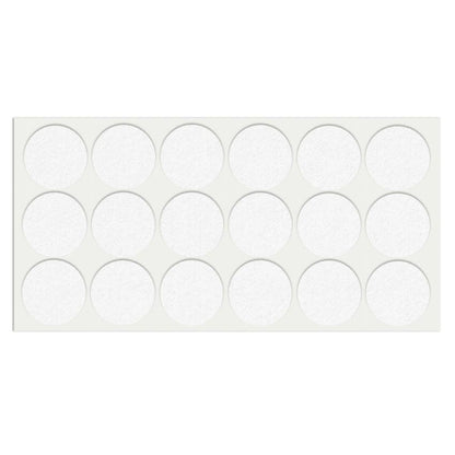 Feltrini adesivi per Mobili Ø35mm - Nero, Marrone, Bianco NTP Bianco 