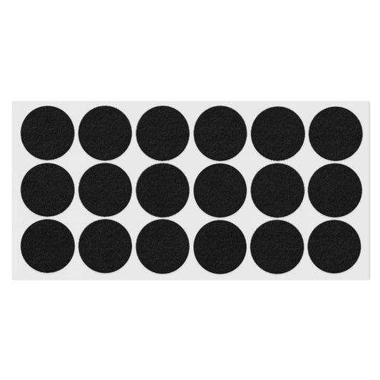 Feltrini adesivi per Mobili Ø35mm - Nero, Marrone, Bianco NTP Nero 