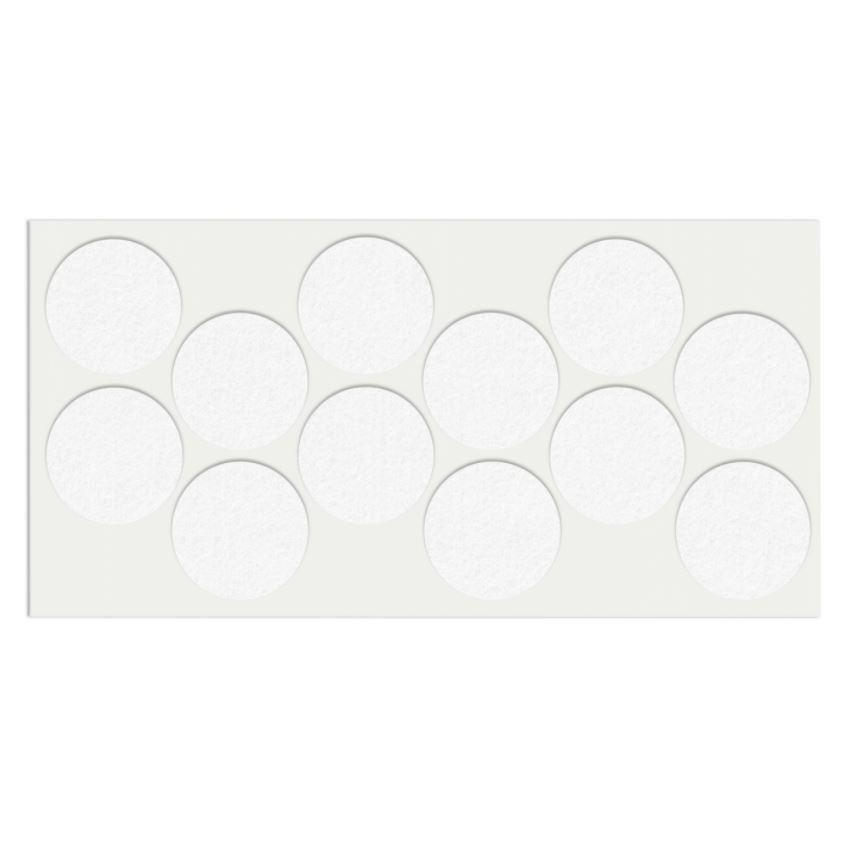 Feltrini adesivi per Mobili Ø40mm - Bianco