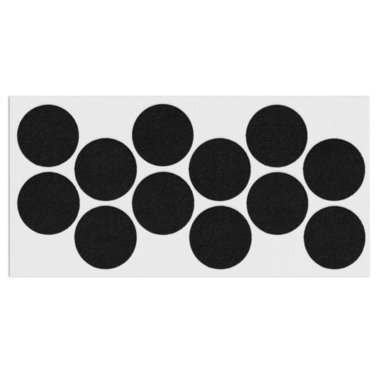 Feltrini adesivi per Mobili Ø40mm - Nero, Marrone, Bianco NTP Nero 