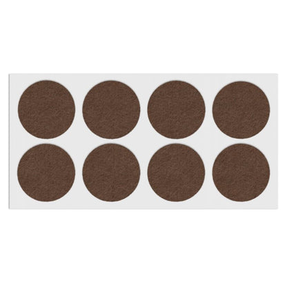 Feltrini adesivi per Mobili Ø50mm - Nero, Marrone, Bianco NTP Marrone 