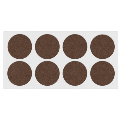 Feltrini adesivi per Mobili Ø50mm - Nero, Marrone, Bianco NTP Marrone 