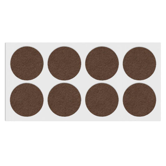 Feltrini adesivi per Mobili Ø50mm - Nero, Marrone, Bianco NTP Marrone 