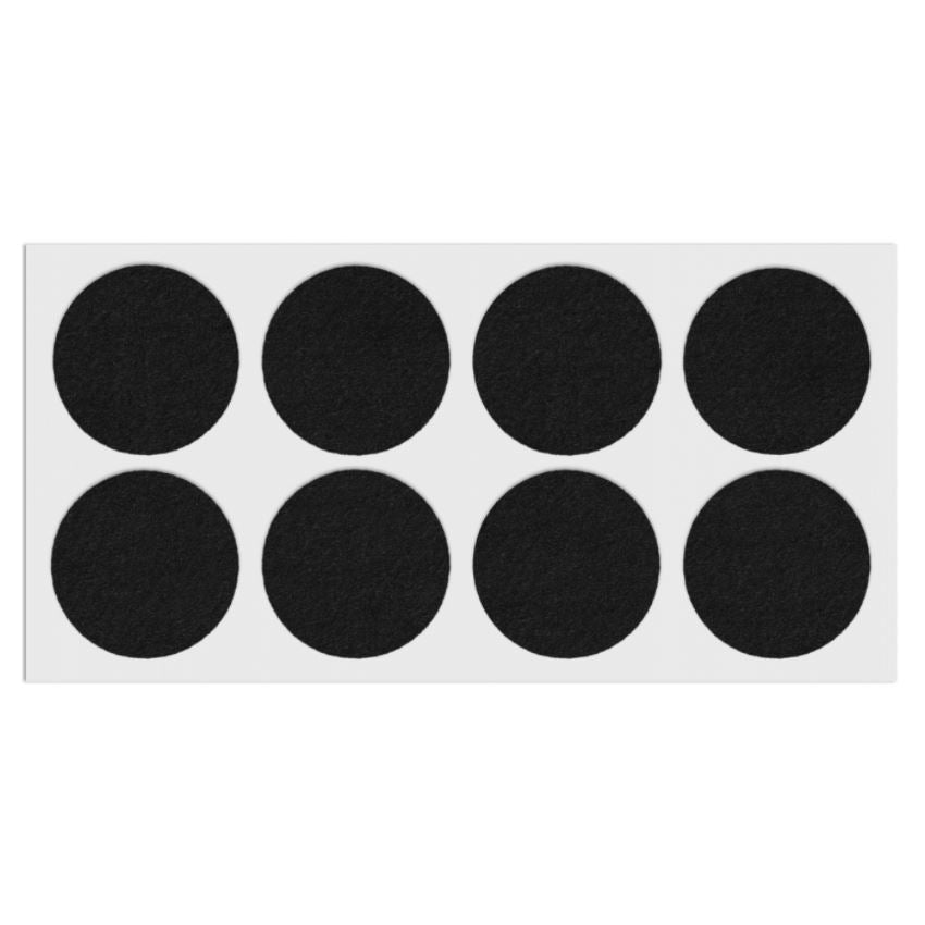 Feltrini adesivi per Mobili Ø50mm - Nero, Marrone, Bianco NTP Nero 