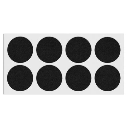 Feltrini adesivi per Mobili Ø50mm - Nero, Marrone, Bianco NTP Nero 