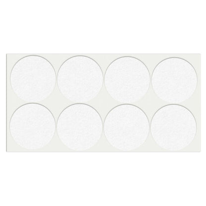 Feltrini adesivi per Mobili Ø55mm - Nero, Marrone, Bianco NTP Bianco 