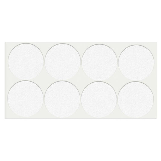 Feltrini adesivi per Mobili Ø55mm - Nero, Marrone, Bianco NTP Bianco 