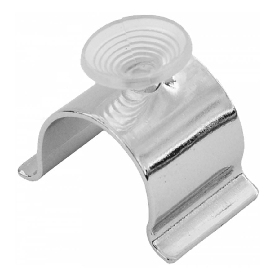Glass Shelf Support with Suction Cup, Chrome