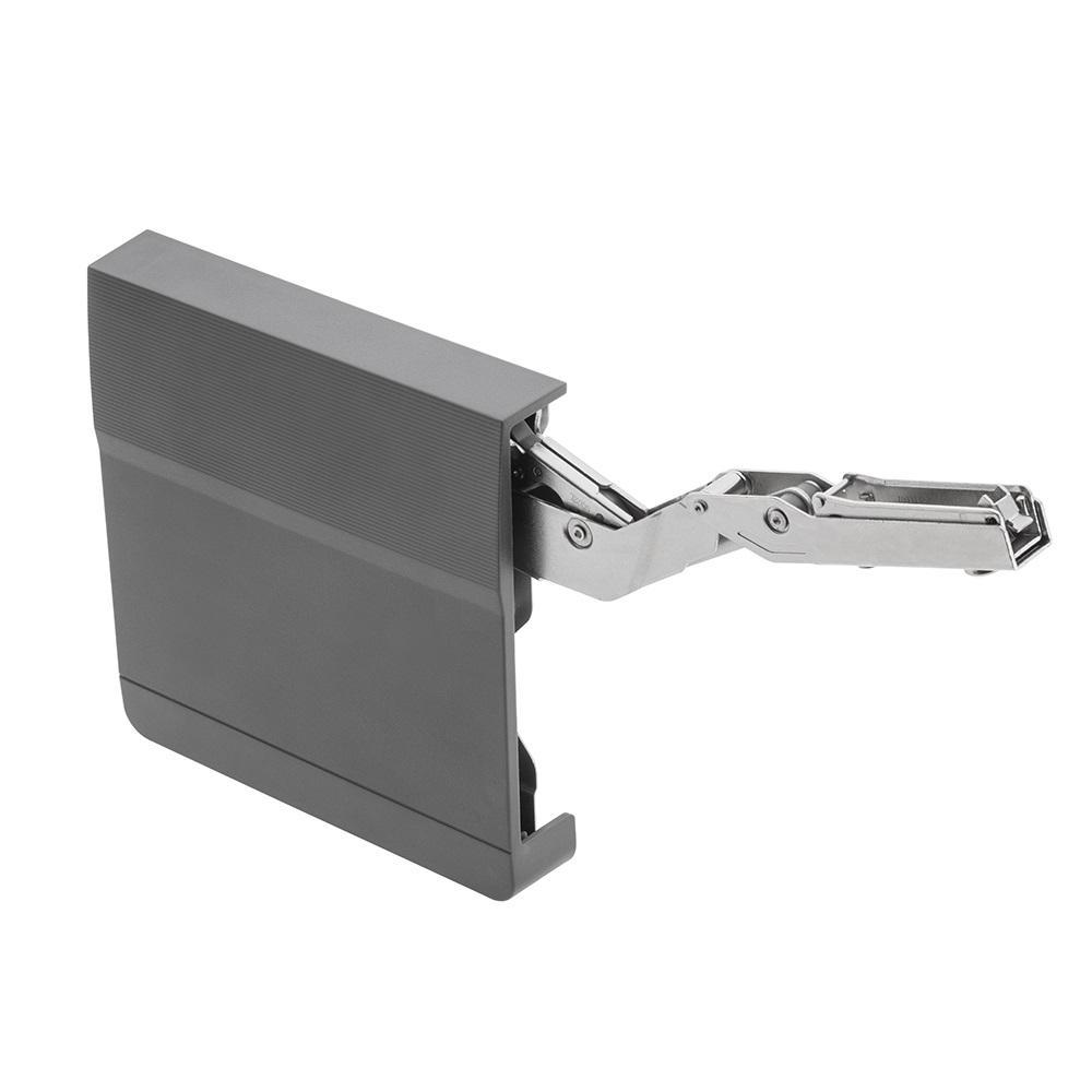 Guarnitura per ante a ribalta Soft Close (Sinistra + Destra) - Grigio/Nichel Furnica 