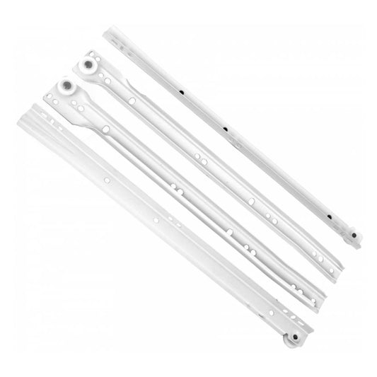 Guide scorrevoli per cassetti 0.9mm - Bianco NTP 