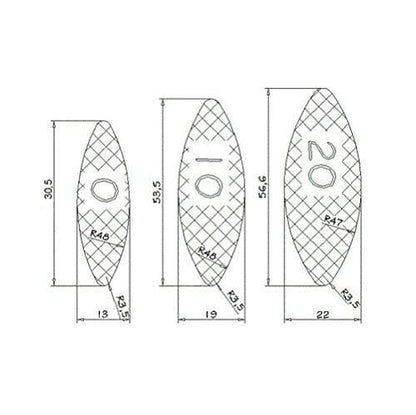 Lamelle legno per giunzioni - Dimensione 0 - (1000 pz) Solid 