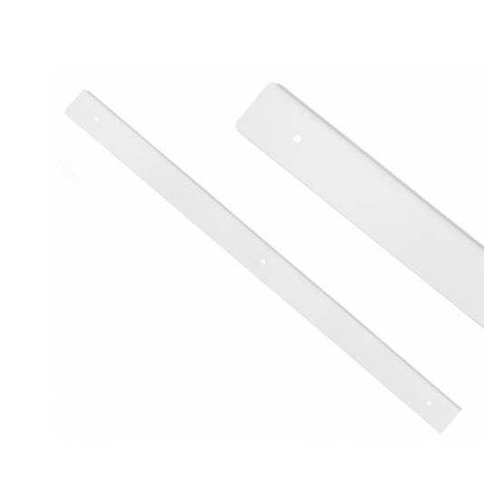 Listello per piano di lavoro 38mm R-3 - Alluminio verniciato a polvere bianco NTP A sinistra 