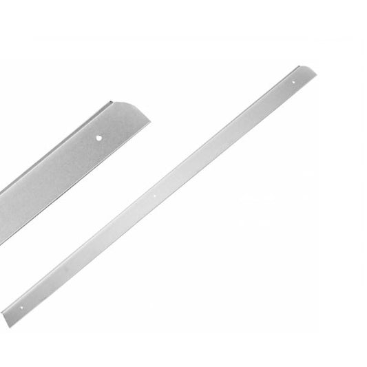 Listello per piano di lavoro 38mm R-3 - Argento anodizzato NTP A destra 