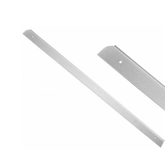 Listello per piano di lavoro 38mm R-3 - Argento anodizzato NTP A sinistra 