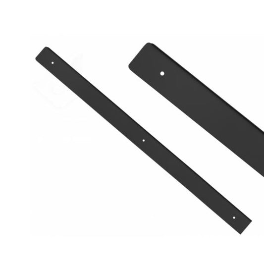 Listello per piano di lavoro 38mm R-3 - Nero anodizzato NTP A sinistra 