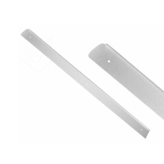 Listello per piano di lavoro 38mm R-5.5 - Argento anodizzato NTP A sinistra 