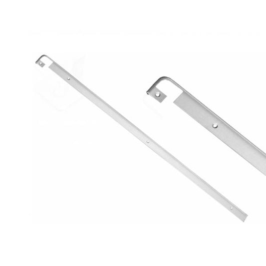 Listello per piano di lavoro da cucina 28mm R-15 - Argento anodizzato NTP 
