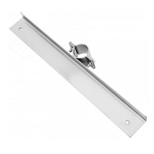 Supporto per ripiano lungo unilaterale 300mm per tubo Ø25mm - Cromo