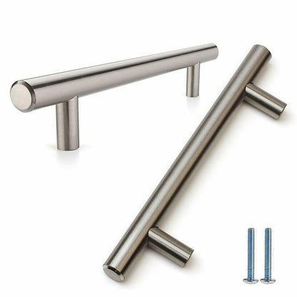 Maniglia a barra 160mm - Acciaio spazzolato (250mm lunghezza totale) Furnica 