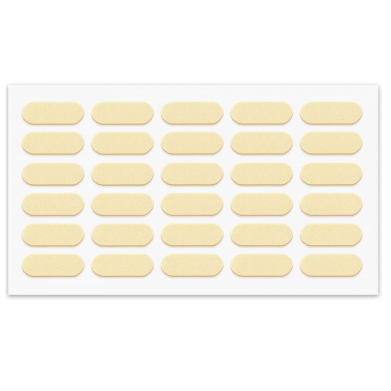 Paracolpi adesivi in silicone Beige 8x22mm - 30 pezzi NTP Beige 