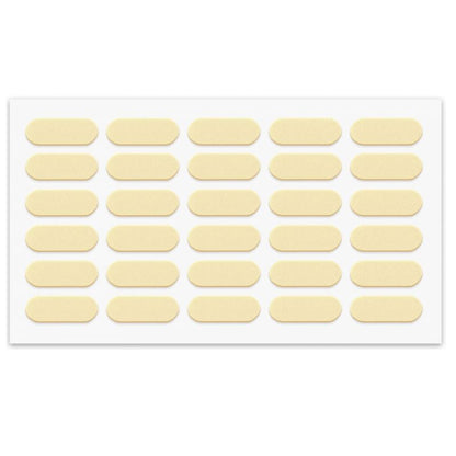 Paracolpi adesivi in silicone Beige 8x22mm - 30 pezzi NTP Beige 