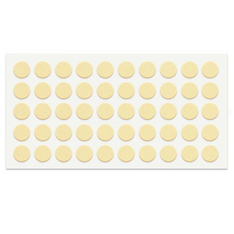 Paracolpi adesivi in silicone Beige Ø10mm - 30 pezzi NTP Beige 