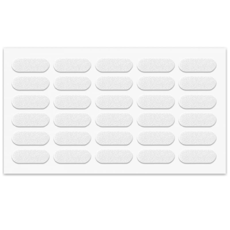 Paracolpi adesivi in silicone Bianco 8x22mm - 30 pezzi NTP Bianco 