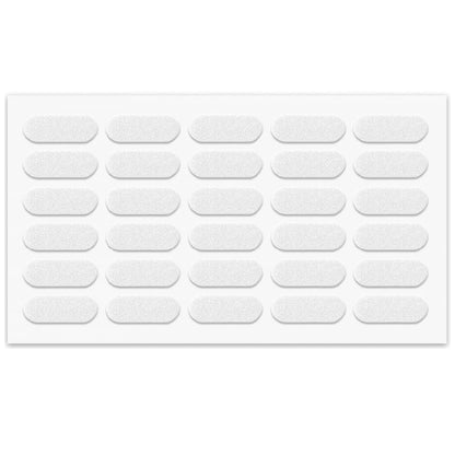 Paracolpi adesivi in silicone Bianco 8x22mm - 30 pezzi NTP Bianco 