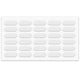 Paracolpi adesivi in silicone Bianco 8x22mm - 30 pezzi NTP Bianco 