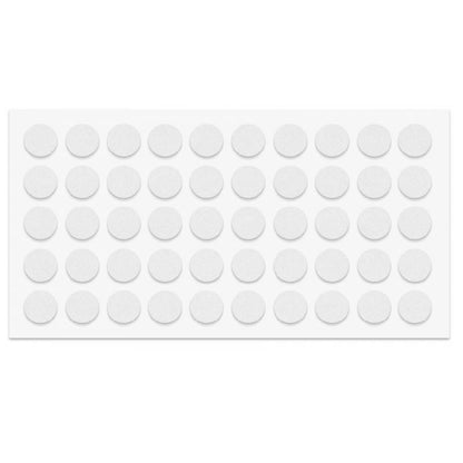 Paracolpi adesivi in silicone Bianco Ø10mm - 30 pezzi NTP Bianco 