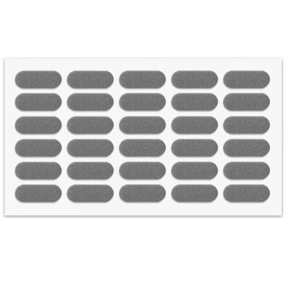 Paracolpi adesivi in silicone Grigio 8x22mm - 30 pezzi NTP Grigio 