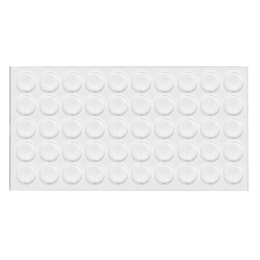 Paracolpi autoadesivi in silicone Ø10x1.6mm - 50 pezzi NTP Ø10x1.6mm 