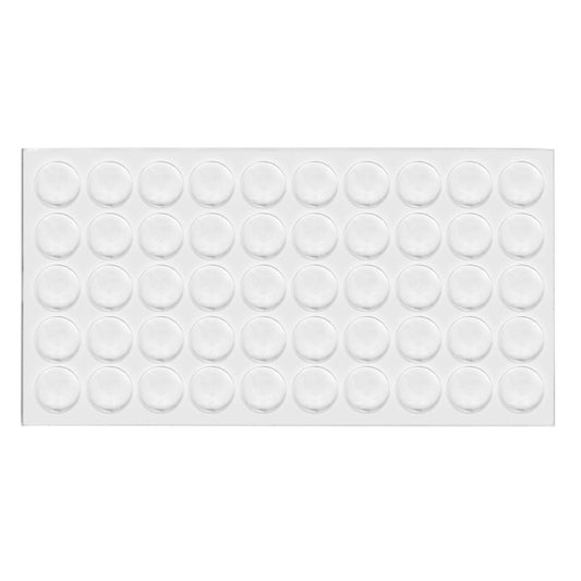 Paracolpi autoadesivi in silicone Ø10x1.6mm - 50 pezzi NTP Ø10x1.6mm 