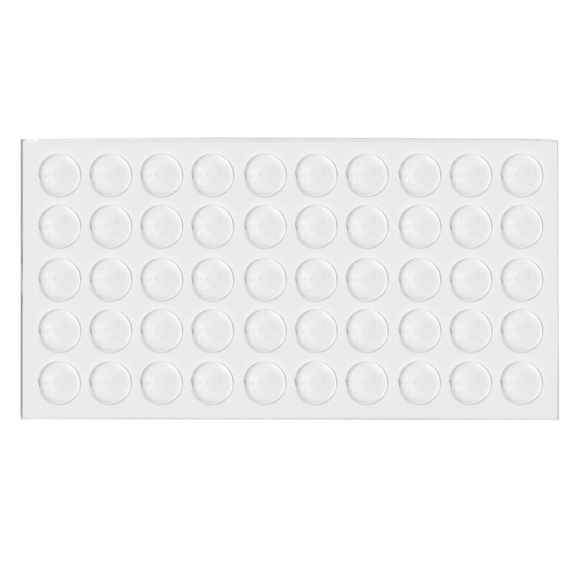 Paracolpi autoadesivi in silicone Ø9x2mm - 50 pezzi NTP Ø9x2mm 