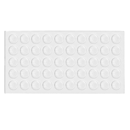 Paracolpi autoadesivi in silicone Ø9x2mm - 50 pezzi NTP Ø9x2mm 