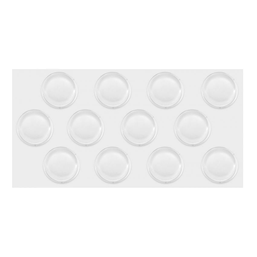Paracolpi in Silicone Ø18x3.8mm - 12pz NTP Ø18x3.8mm - 12pcs 