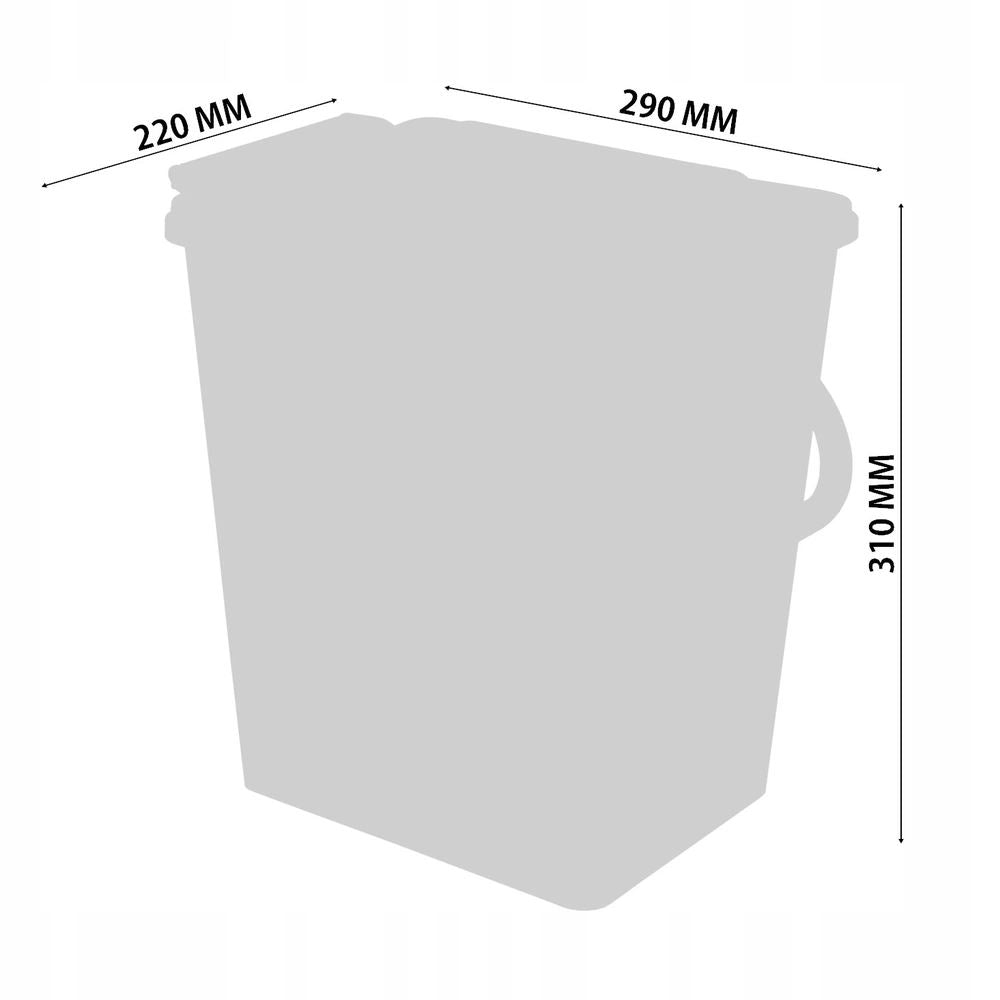 Pattumiera differenziata sottolavello 2 secchi x 10L - Soft Close Furnica 
