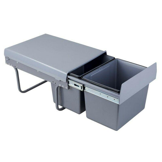 Pattumiera estraibile sottolavello 2 secchi x 15L - 40cm Furnica 