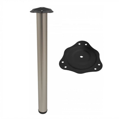Piedini per Mobili 710mm con acciaio Piastre di Fissaggio - Raso NTP Raso 