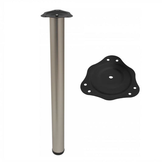 Piedini per Mobili 710mm con acciaio Piastre di Fissaggio - Raso NTP Raso 