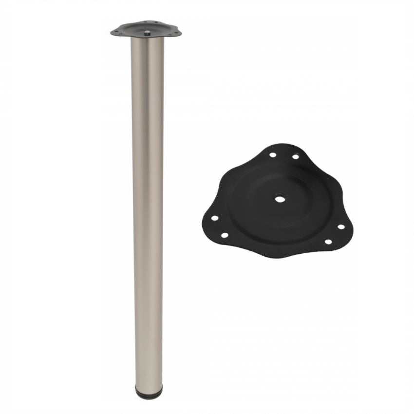 Piedini per Mobili 820mm con acciaio Piastre di Fissaggio - Raso NTP Raso 
