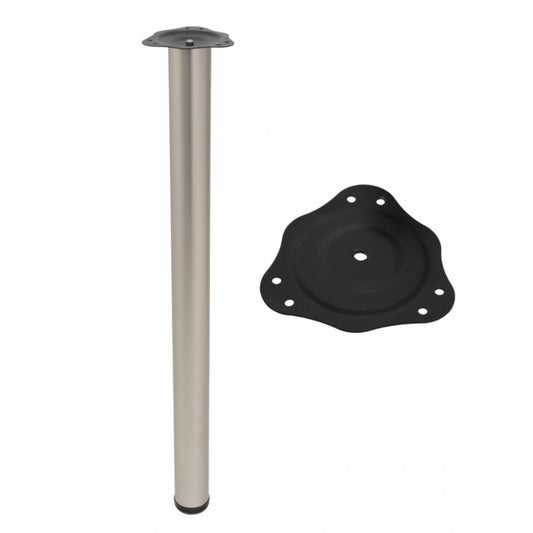 Piedini per Mobili 820mm con acciaio Piastre di Fissaggio - Raso NTP Raso 