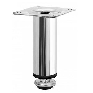 Piedini per mobili altezza 100mm - Cromo