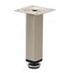 Piedini per Mobili regolabili 25x25mm - Altezza 120mm Raso NTP 