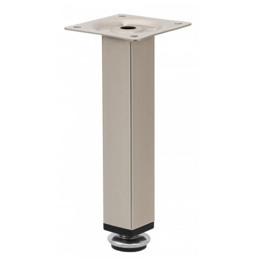 Piedini per Mobili regolabili 25x25mm - Altezza 150mm Raso NTP 