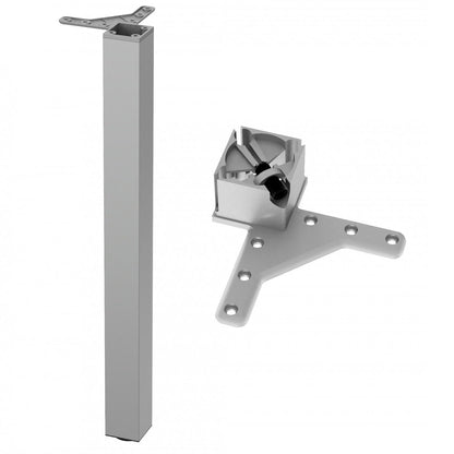 Piedini per Mobili regolabili alluminio 710mm - Altezza 100mm Furnica 