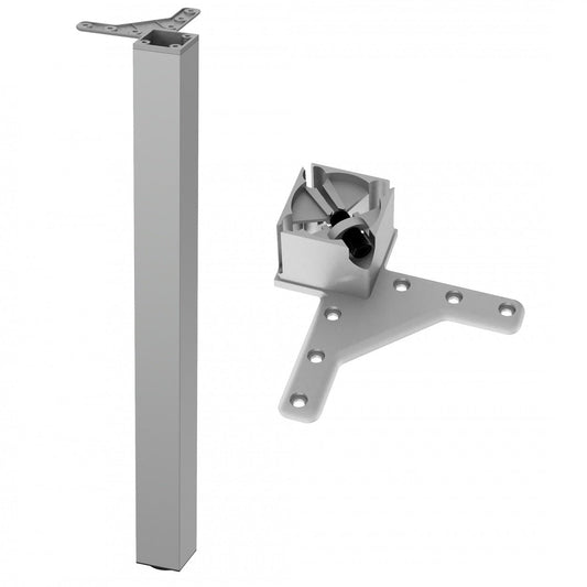 Piedini per Mobili regolabili alluminio 710mm - Altezza 100mm Furnica 