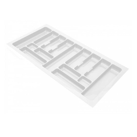 Portaposate per cassetti 300-1000mm - Profondità: 490mm - Bianco Cutlery Tray NTP 1000mm 