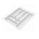 Portaposate per cassetti 300-1000mm - Profondità: 490mm - Bianco Cutlery Tray NTP 450mm 